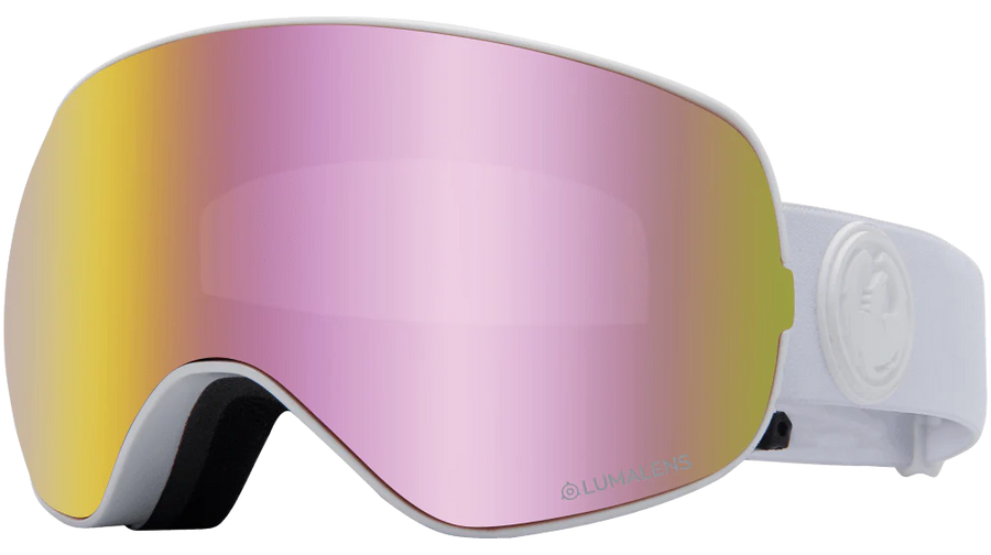 Dragon X2s - Whiteout With Lumalens Pink Ion And Lumalens Dark Smoke