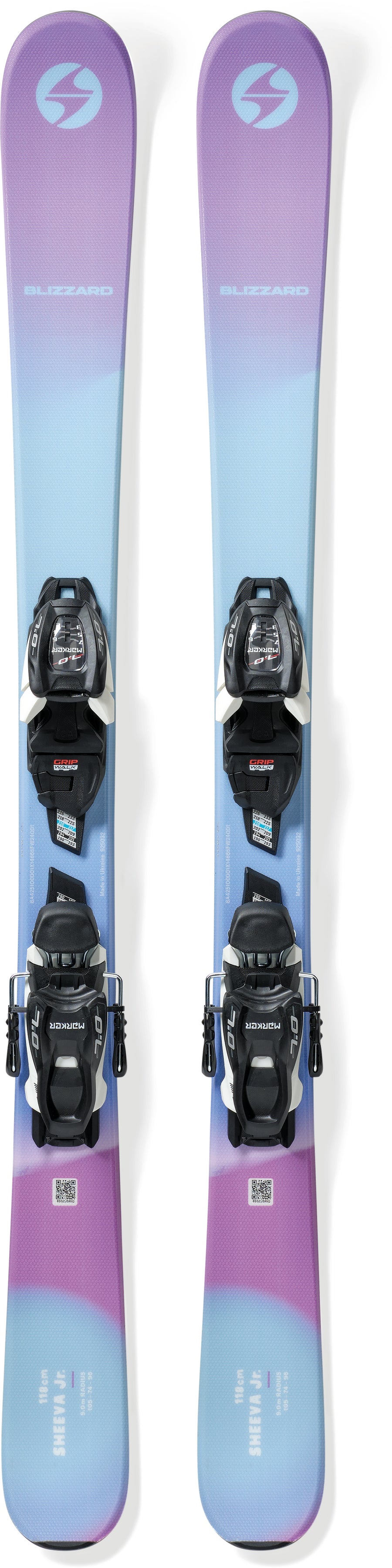 Blizzard SHEEVA TWIN JR w/4.5 Bindings 2025