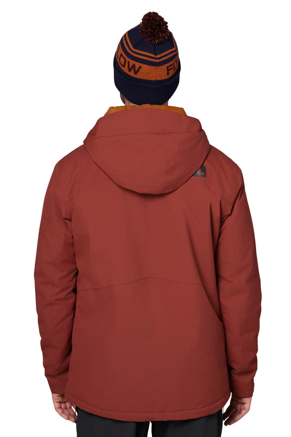 FLYLOW スキージャケット Lサイズ F23_VectorJacket_Redwood_Back_