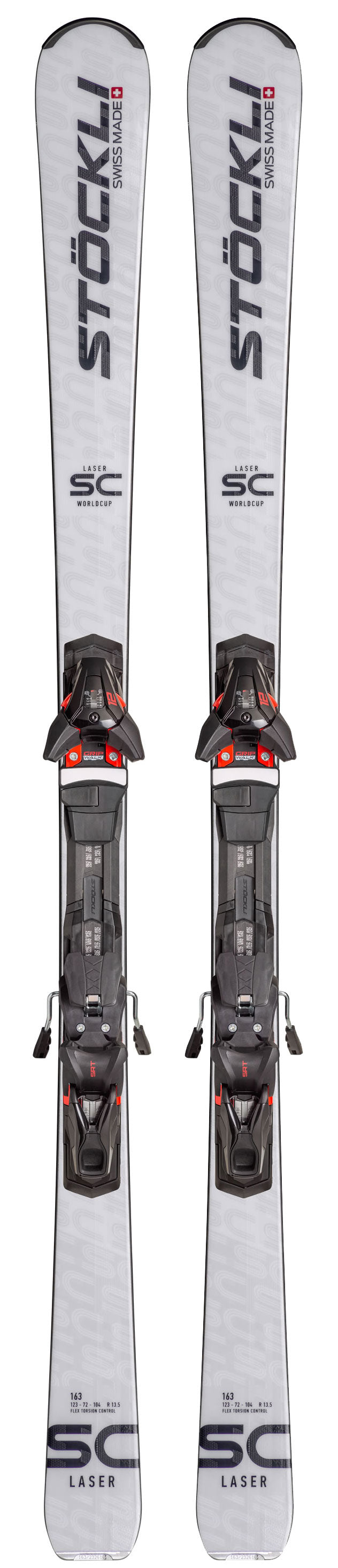 Stockli Laser SC Skis 2024 w/SRT12 bindings - Ski Depot / RaceSkis.com