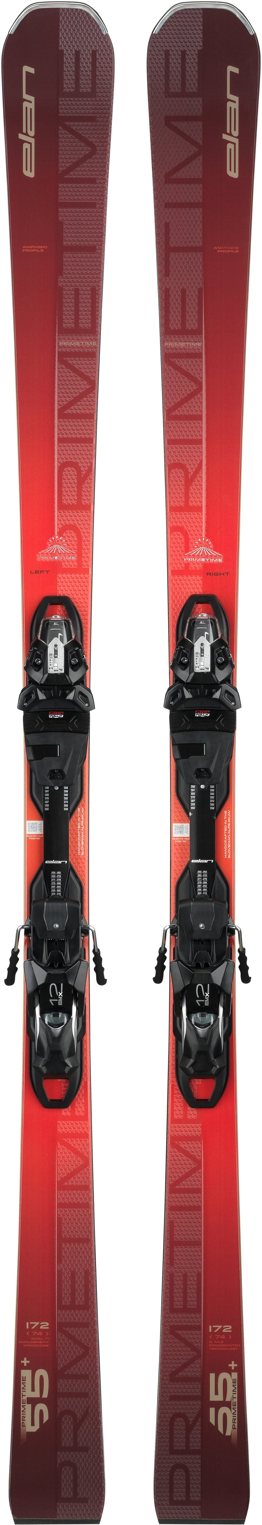 Elan Primetime 55+ Skis 2025 w/ EMX 12.0 Binding