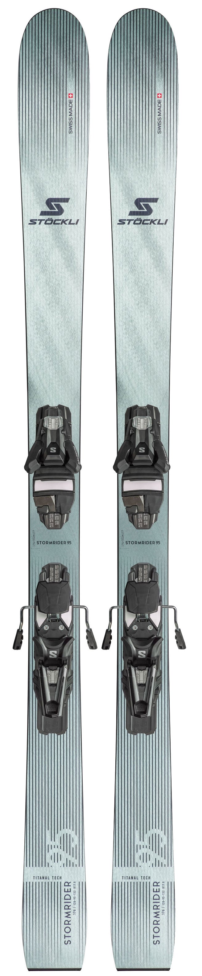 Stockli Stormrider 95 Skis 2024 w/ Strive 13 bindings