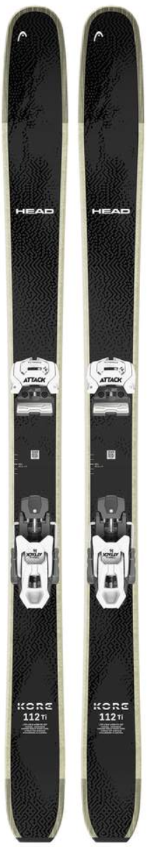 Head KORE 112 Ti bk/wh 2026 Ski Only