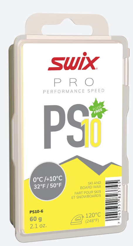 Swix PS10 Yellow, 0°C/+10°C, 60g 2026