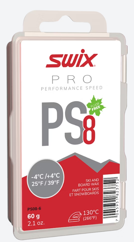 Swix PS8 Red, -4°C/+4°C, 60g 2026