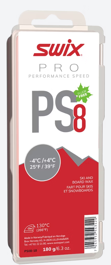 Swix PS8 Red, -4°C/+4°C, 180g 2026