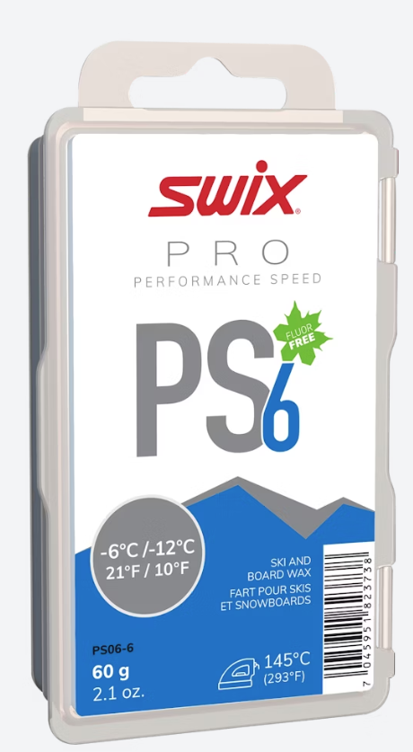 Swix PS6 Blue, -6°C/-12°C, 60g 2026