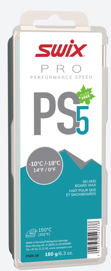 Swix PS5 Turquoise, -10°C/-18°C, 180g 2026