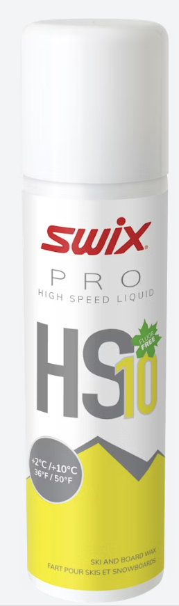 Swix HS10 Liq. Yellow, +2°C/+10°C, 125ml 2026