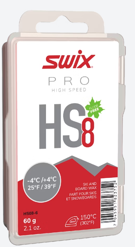 Swix HS8 Red, -4°C/+4°C, 60g 2026