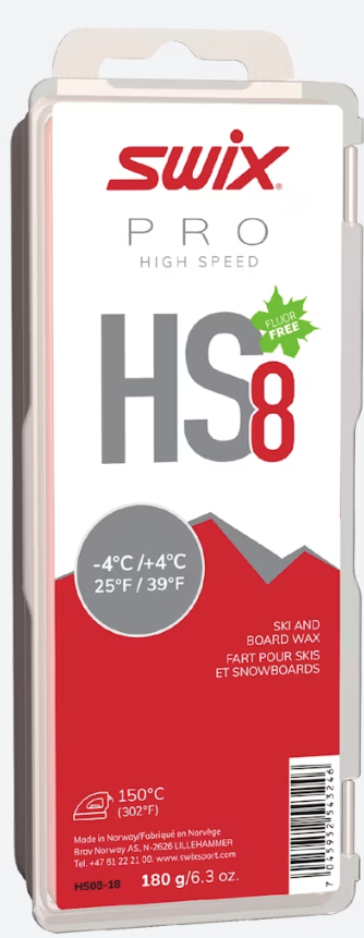Swix HS8 Red, -4°C/+4°C, 180g 2026