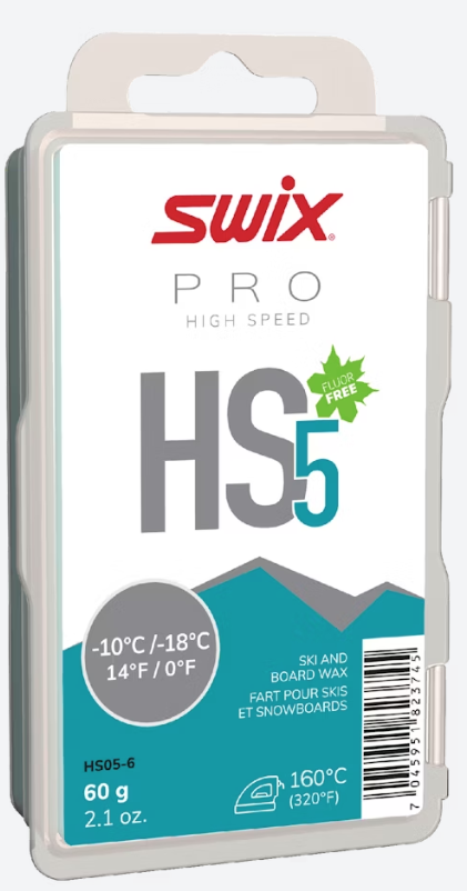 Swix HS5 Turquoise, -10°C/-18°C, 60g 2026