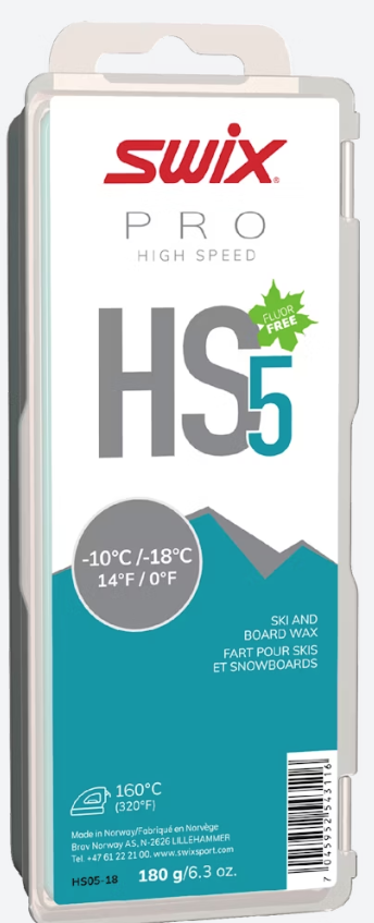 Swix HS5 Turquoise, -10°C/-18°C, 180g 2026