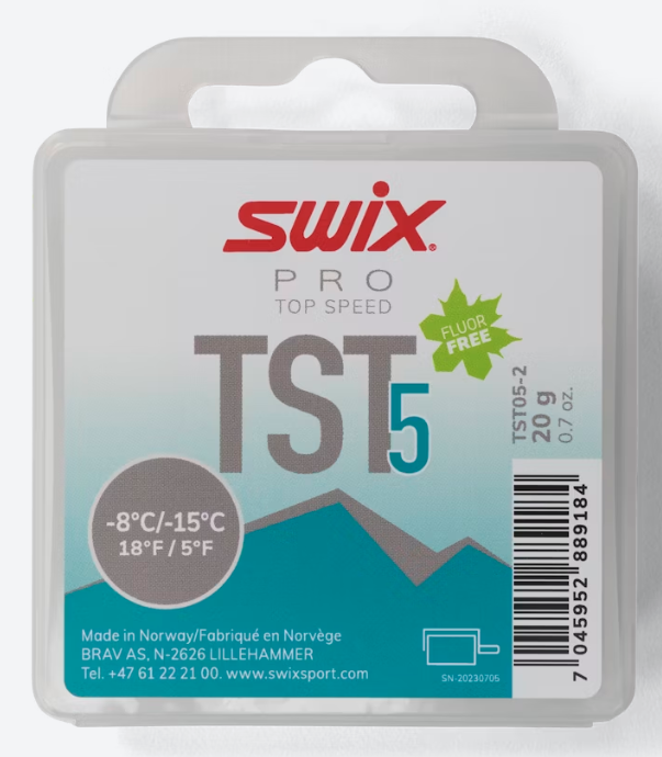 Swix TS5 Turbo Turquoise, -8 °C/-15°C, 20g 2026