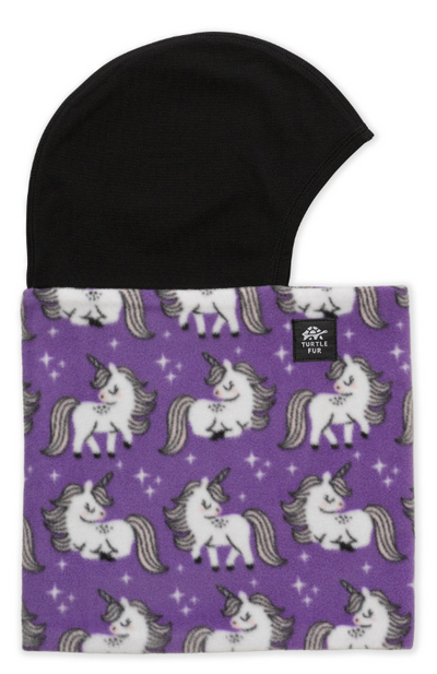 Kids Playful Prints Fleece Shellaclava with Micro Fleece
