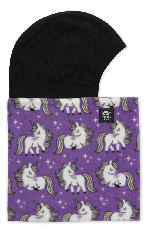 Kids Playful Prints Fleece Shellaclava with Micro Fleece