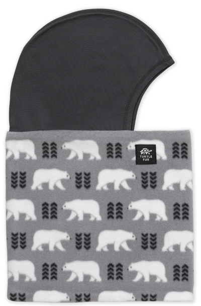 Kids Playful Prints Fleece Shellaclava with Micro Fleece