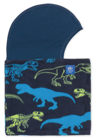 Kids Playful Prints Fleece Shellaclava with Micro Fleece