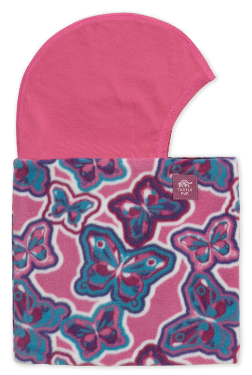 Kids Playful Prints Fleece Shellaclava with Micro Fleece