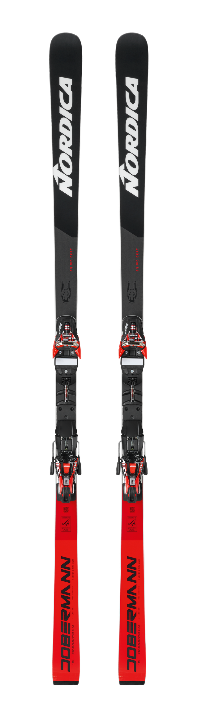 Professional Racing Skis Nordica Dobermann World Cup GS Skis 193cm