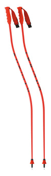 One Way Ski Poles RD 16 SG PRO (kit) - grey / flame 2026