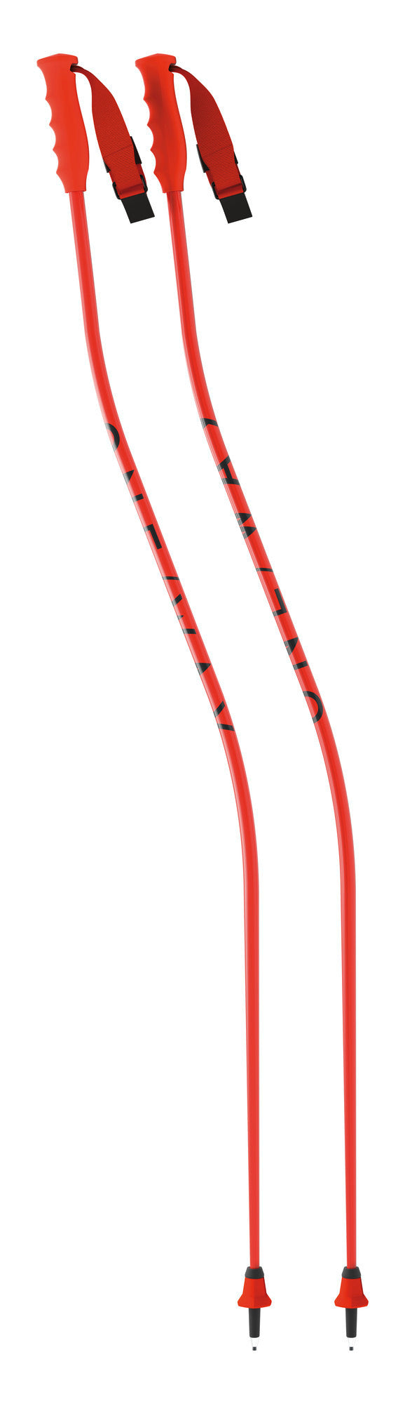 One Way Ski Poles RD 16 SG PRO (kit) - grey / flame 2026