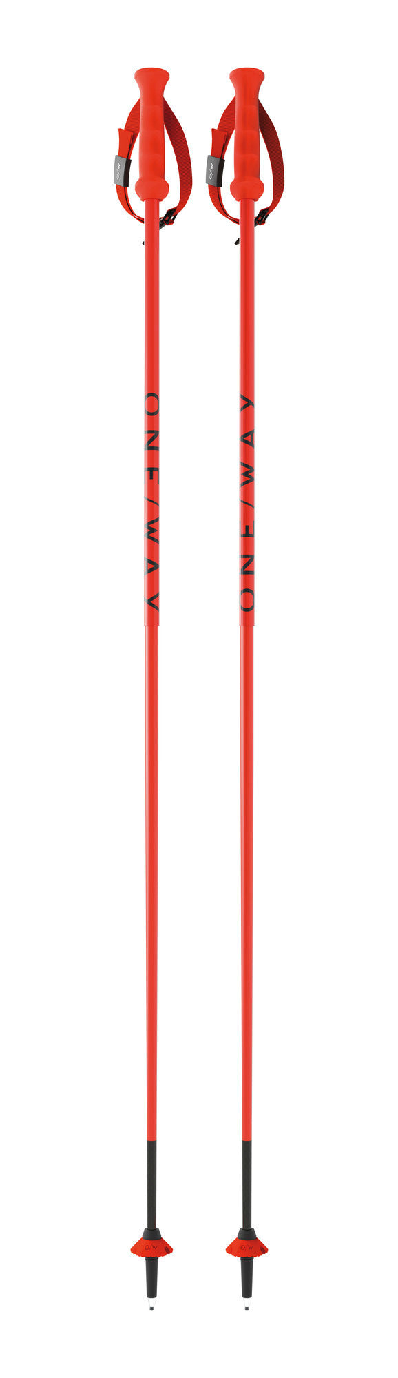One Way Ski Poles RD 16 SL PRO (kit) - grey / flame 2026