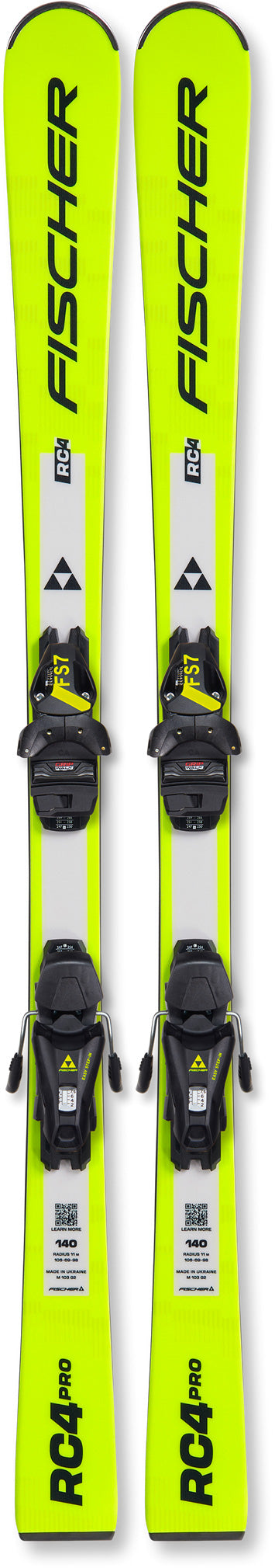 Fischer RC4 PRO JRS w/ FS 7 GW 2026 - Ski Depot / RaceSkis.com