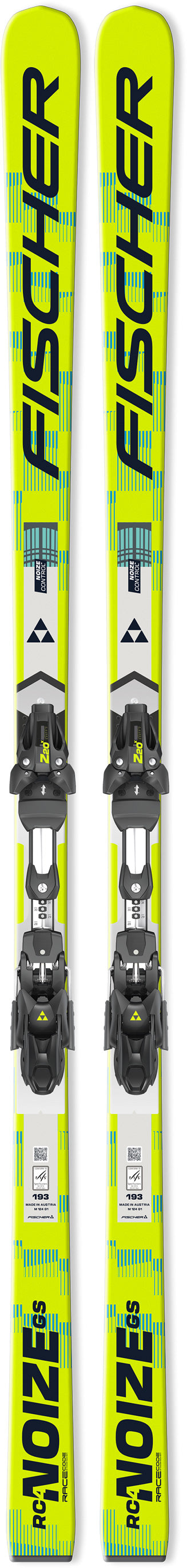 fischer rc4 gs fis 193 特別選手用noize プレート付き Fischer RC4 WC NOIZE GS MEN AL/KU PLATE w/noize control 2026 - Ski