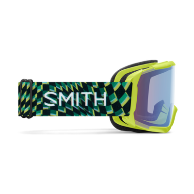 Smith Daredevil Electric Lime Left Turn | Blue Sensor Mirror 2026