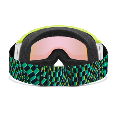 Smith Daredevil Electric Lime Left Turn | Blue Sensor Mirror 2026