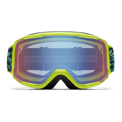 Smith Daredevil Electric Lime Left Turn | Blue Sensor Mirror 2026