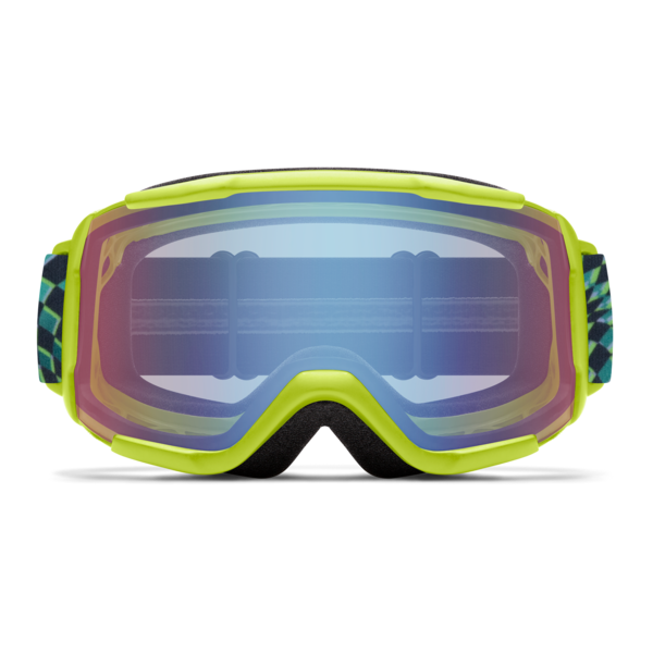 Smith Daredevil Electric Lime Left Turn | Blue Sensor Mirror 2026