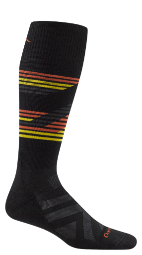 Darn Tough MEN'S CARVE OVER-THE-CALF MIDWEIGHT CUSHION SNOW SOCKS BK 2027