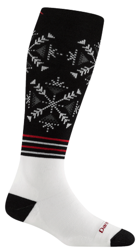 Darn Tough WOMEN'S SNOWFALL OVER-THE-CALF MIDWEIGHT CUSHION SNOW SOCKS  2027