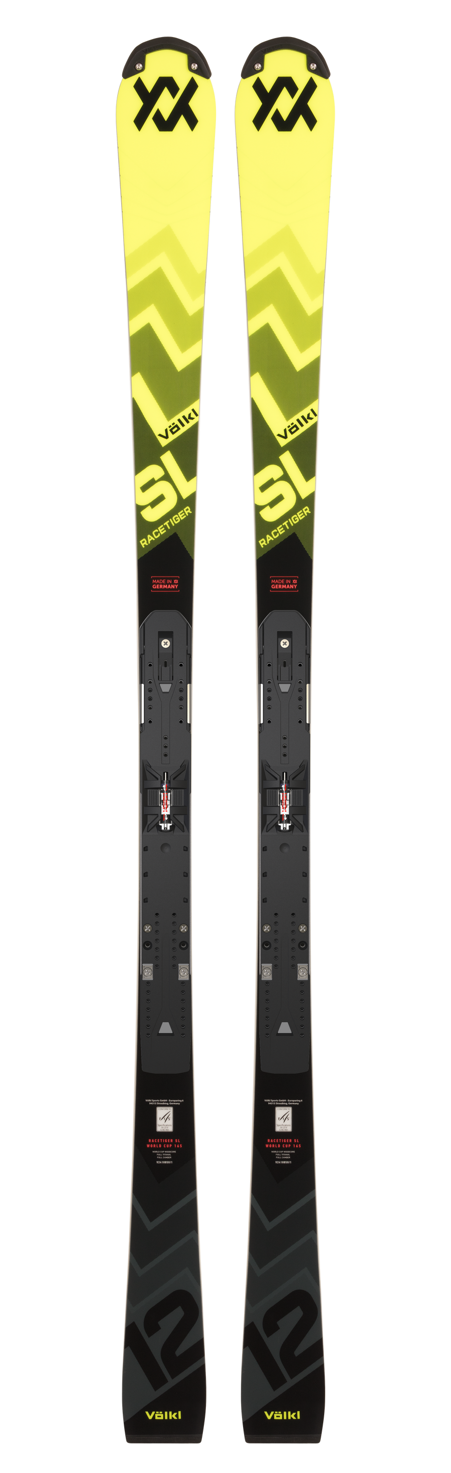 skis VOLKL RACETIGER SL UVO, woodcore, titan + Marker Xcell 12 motion (  like NEW ) - Mardosport.com