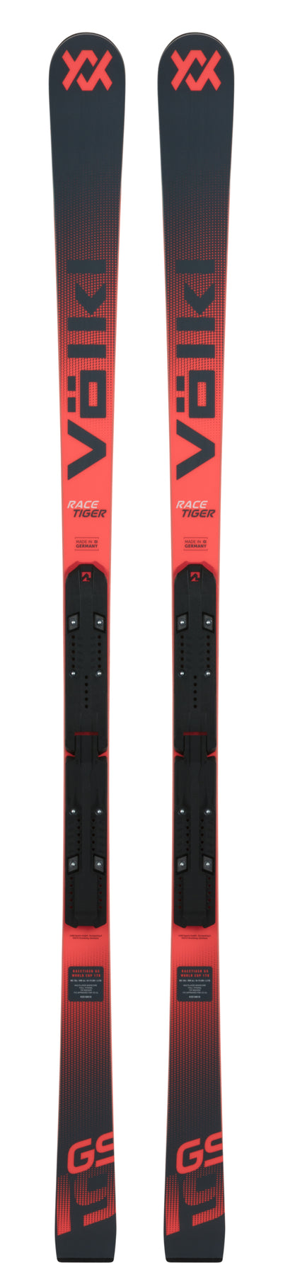 Volkl JR RACETIGER GSL R w/ JR-PLATE (118 cm only) & JR RACETIGER GS R w/ JR-PLATE- 2025/26