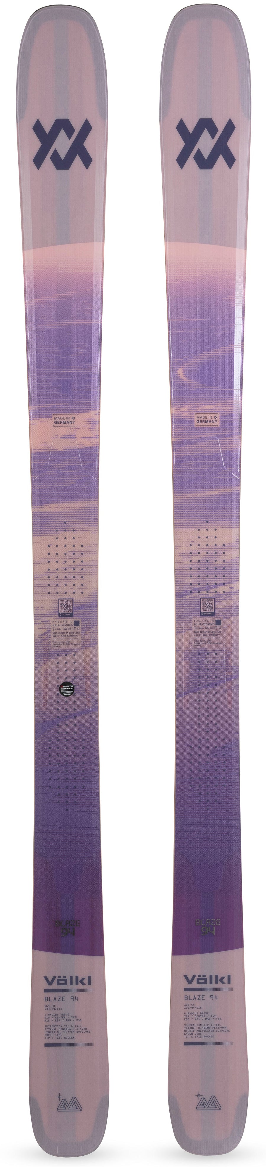 Volkl BLAZE 94 ROSE FLAT 26/27