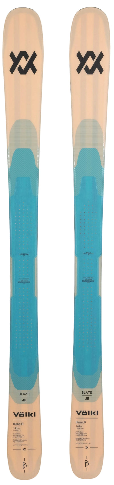 Volkl BLAZE JUNIOR ORANGE FLAT 26/27