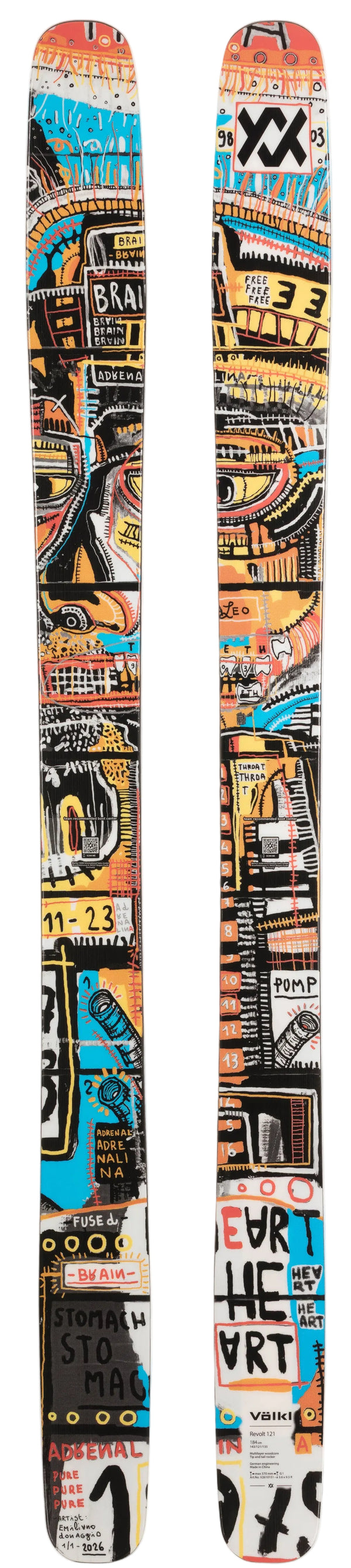 Völkl REVOLT 121、177cm、金具ナシ、新品・未使用 Volkl REVOLT 121 FLAT 26/27 - Ski Depot / RaceSkis.com