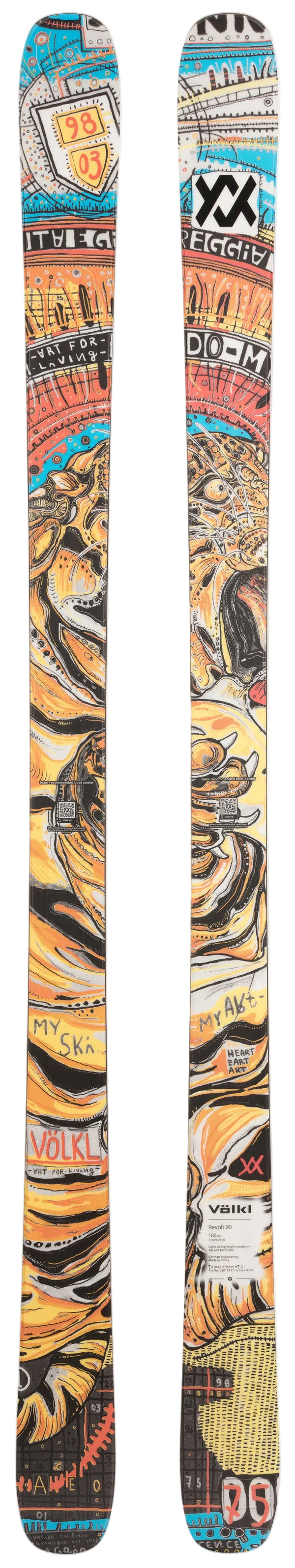 Volkl REVOLT 90 FLAT 26/27 - Ski Depot / RaceSkis.com