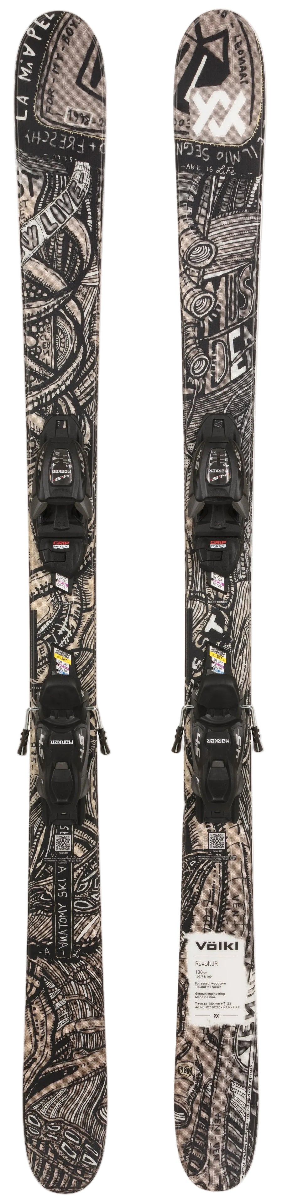 Volkl REVOLT JR URBAN + 7.0 VMOT JR - 26/27